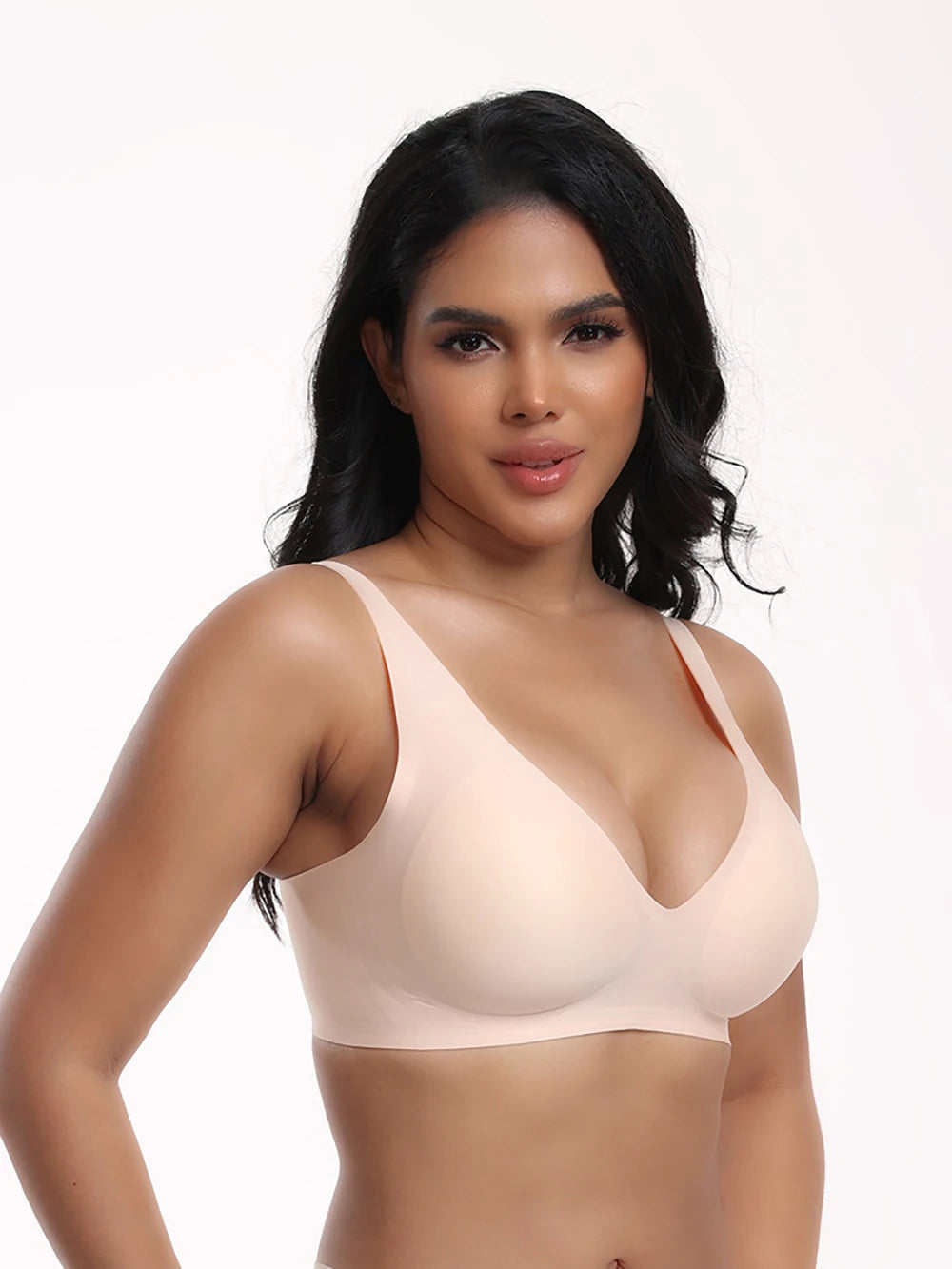 Jelly Wireless push-up confidence Bra