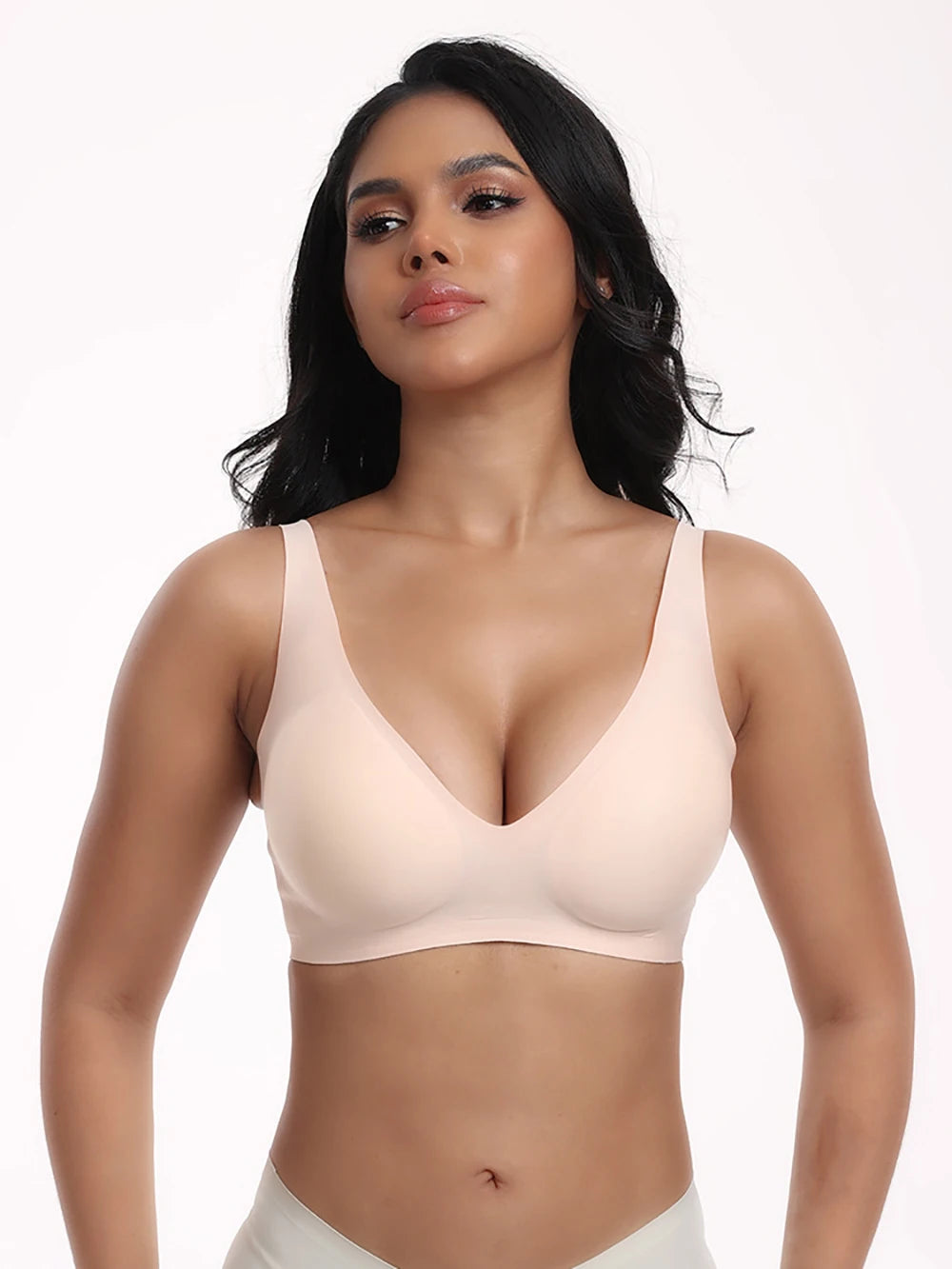 Jelly Wireless push-up confidence Bra