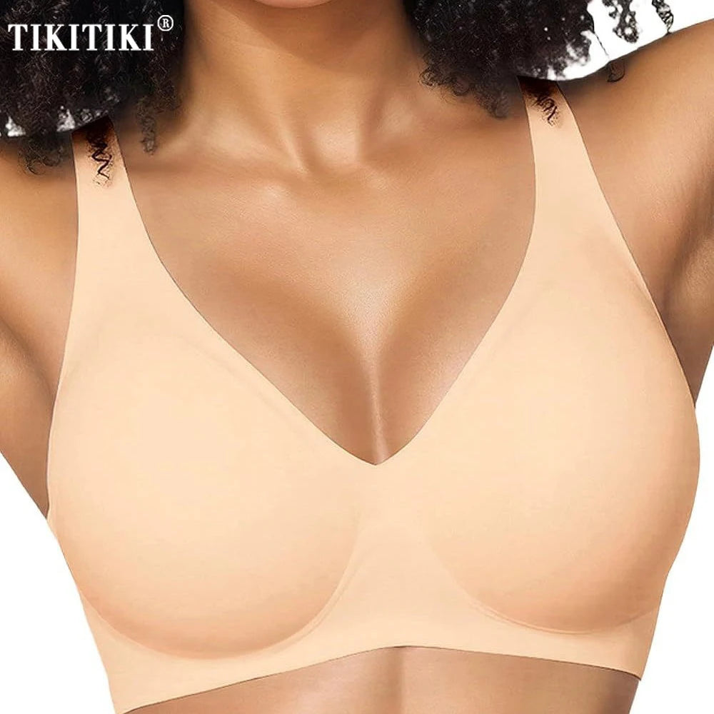 Jelly Wireless push-up confidence Bra