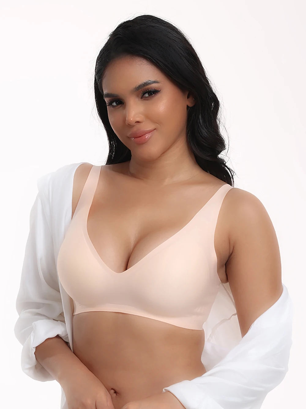 Jelly Wireless push-up confidence Bra